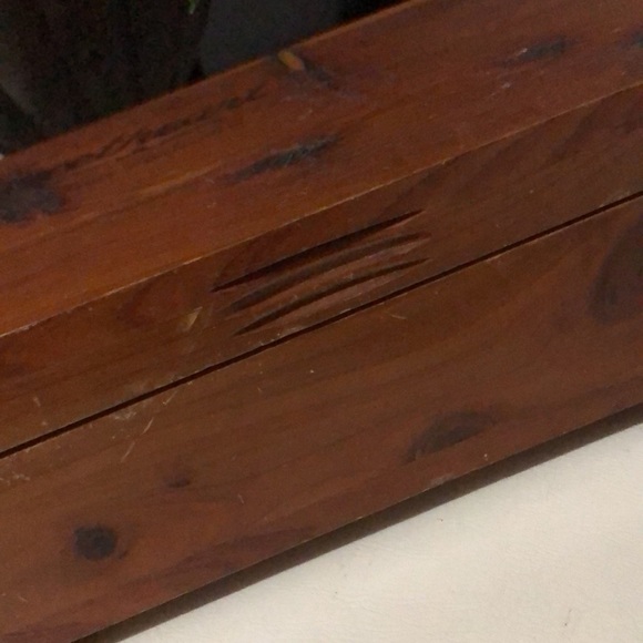 Vintage Wooden Dresser Box-7x2.5 - Picture 3 of 16